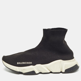 Balenciaga: Чёрные кроссовки  Speed Trainer