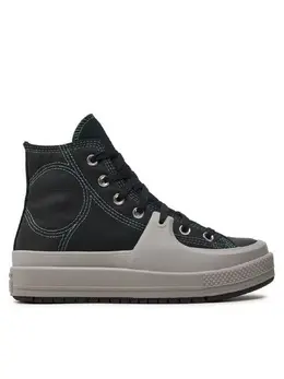 Converse: Чёрные кеды  Chuck Taylor All Star