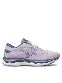 Mizuno: Фиолетовые кроссовки 