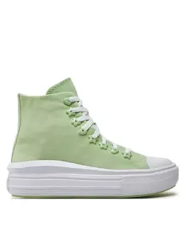 Converse: Зелёные кеды  Chuck Taylor All Star