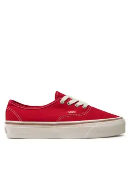 Vans: Красные кеды  Authentic