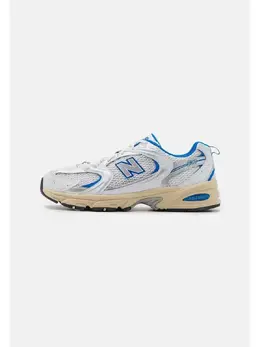 New Balance: Белые кроссовки 