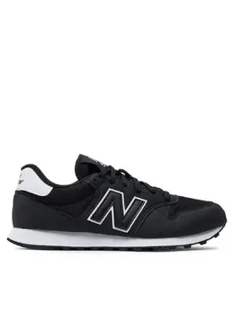 New Balance: Чёрные кроссовки 