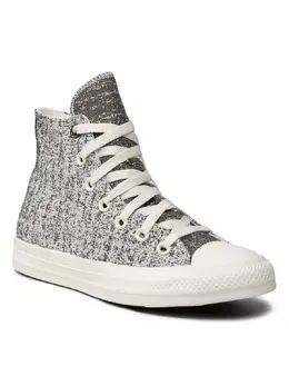 Converse: Серые кеды  CTAS HI