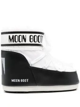 Moon Boot: Белые ботинки 