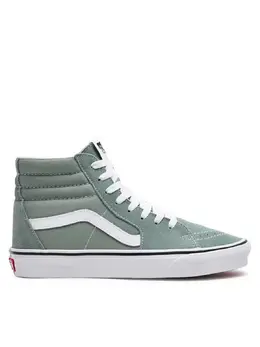 Vans: Зелёные кеды  Sk8-Hi