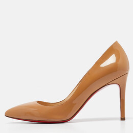 Christian Louboutin: Бежевые туфли  Pigalle