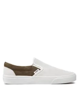 Vans: Бежевые мокасины  Classic Slip On