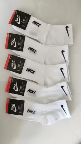 Nike: Белые носки 