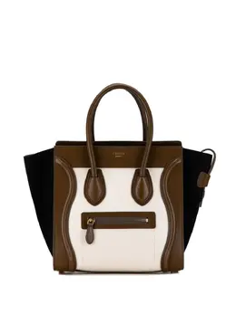 Céline Pre-Owned: Коричневая сумка-шоппер 