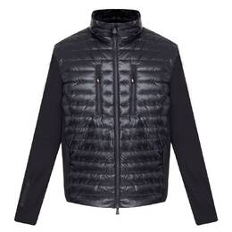 Moncler: Чёрный кардиган 