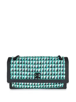 CHANEL Pre-Owned: Голубая сумка 