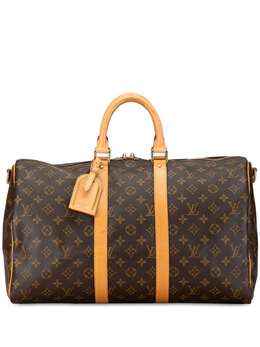 Louis Vuitton Pre-Owned: Коричневая сумка 