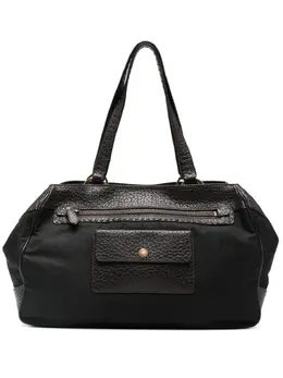 Prada Pre-Owned: Коричневая сумка-шоппер 