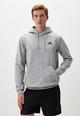 adidas: Серая толстовка 