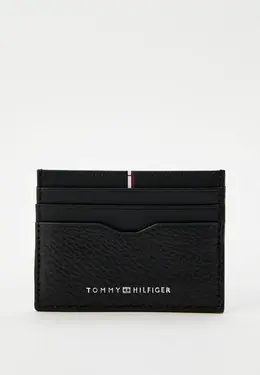 Tommy Hilfiger: Чёрный картхолдер 