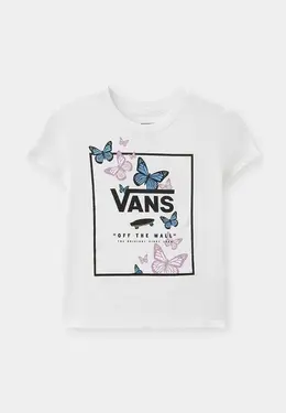 Vans: Белая футболка 