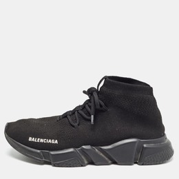 Balenciaga: Чёрные кроссовки  Speed Trainer