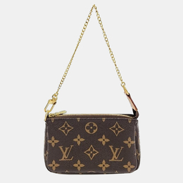 Louis Vuitton: Коричневая сумка  Pochette Accessoires