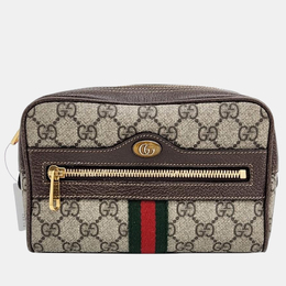 Gucci: Бежевая сумка  Ophidia GG