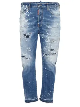 DSQUARED2: Рваные джинсы 
