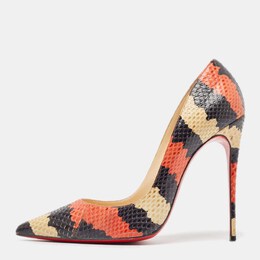 Christian Louboutin: Оранжевые туфли  So Kate