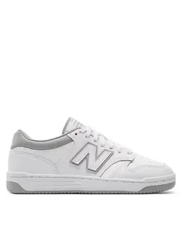 New Balance: Белые кроссовки 