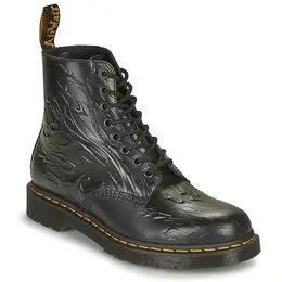 Dr. Martens: Чёрные ботинки 