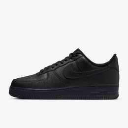 Nike: Чёрные кроссовки  Air Force 1 Low