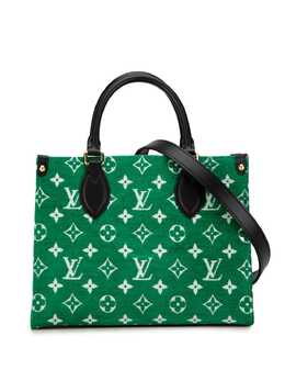 Louis Vuitton Pre-Owned: Зелёная сумка 