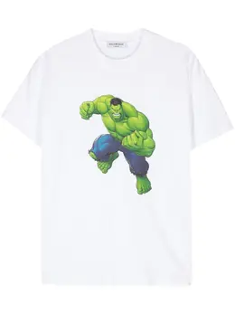 Balenciaga: Футболка  Hulk с принтом