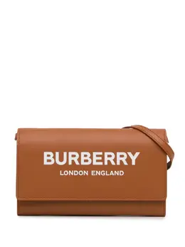 Burberry Pre-Owned: Коричневый кошелёк 