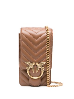 PINKO: Коричневая сумка  Love