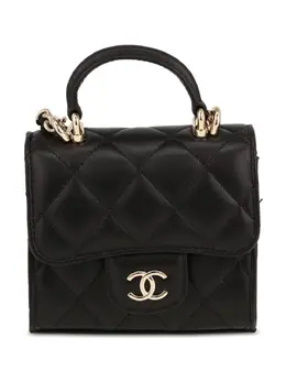 CHANEL Pre-Owned: Чёрная сумка 