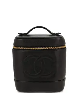 CHANEL Pre-Owned: Чёрная сумка-шоппер 