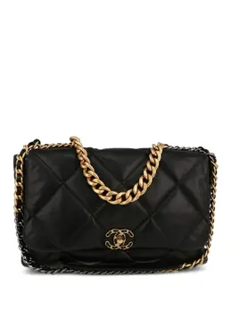 CHANEL Pre-Owned: Чёрная сумка 