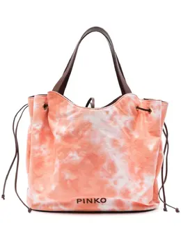 PINKO: Оранжевая сумка-шоппер 