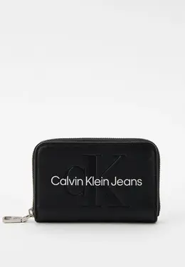 Calvin Klein Jeans: Чёрный кошелёк 