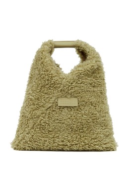 MM6 Maison Margiela: Светлая сумка-шоппер 