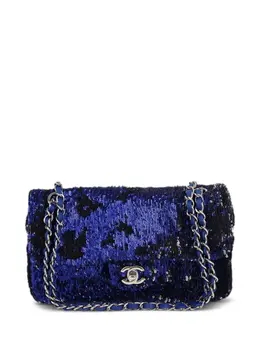 CHANEL Pre-Owned: Голубая сумка 