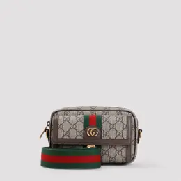 Gucci: Коричневая сумка  GG Supreme