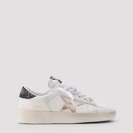 Golden Goose: Белые кроссовки  Stardan