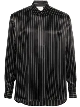 Saint Laurent: Рубашка в полоску 