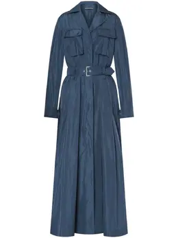 Alberta Ferretti: Голубое пальто 