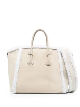 Givenchy: Бежевая сумка-шоппер 