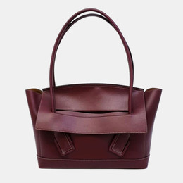 Bottega Veneta: Бордовая сумка  Arco Medium