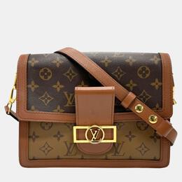 Louis Vuitton: Коричневая сумка 