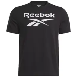 Reebok: Чёрная футболка 