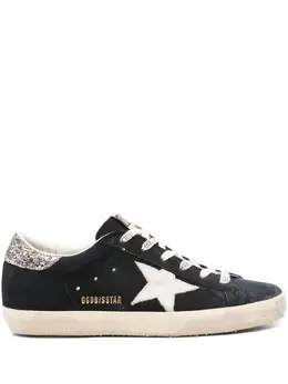 Golden Goose: Синие кроссовки  Super Star