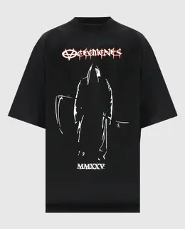 Vetements: Чёрная футболка 